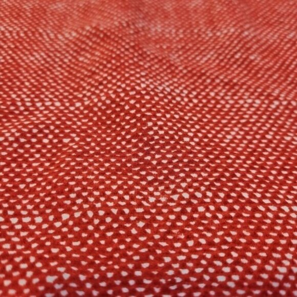 Grand & Greene Women's Top Blouse Size XL Red & White Pattern Long Sleeve - Picture 8 of 14